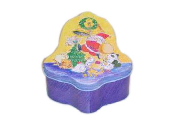 Christmas Bell Shape Gift Tin Can For Candy Chocolate Packing Food Grade