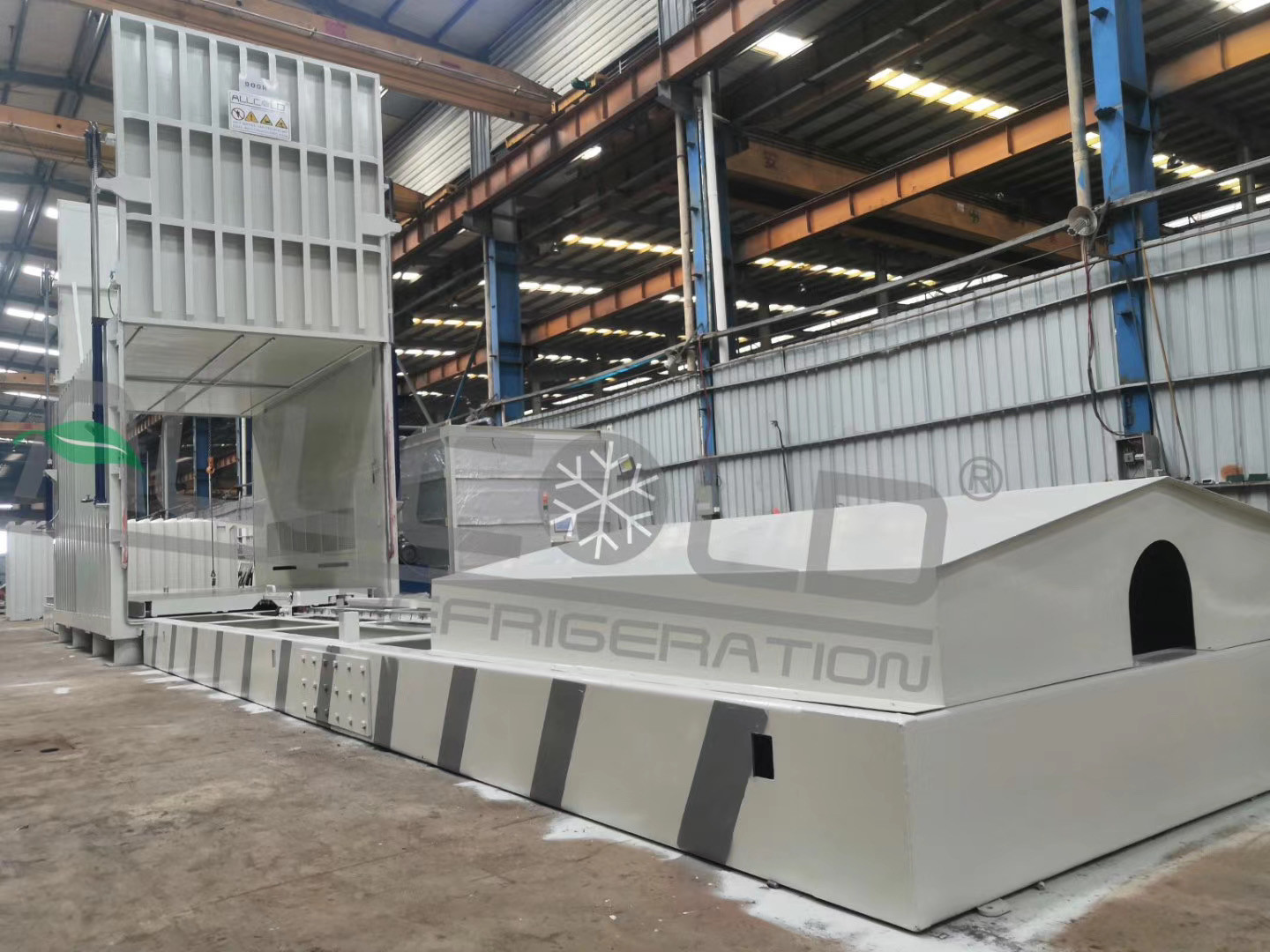 Kale Conveying 121KW Vacuum Pre Cooler R404A Refrigerant