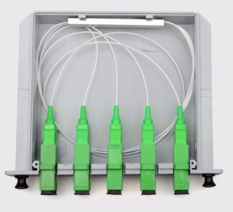 Cassette Fiber Optic Splitter 1x4 Sc Apc Connector For PON Networks