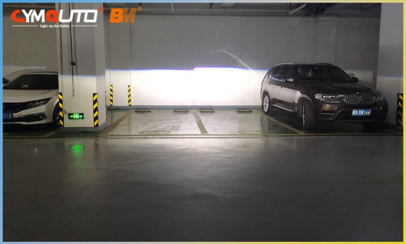 50W / 60W Car Projector Headlight 3 Inch LED Xenon Projector Bi