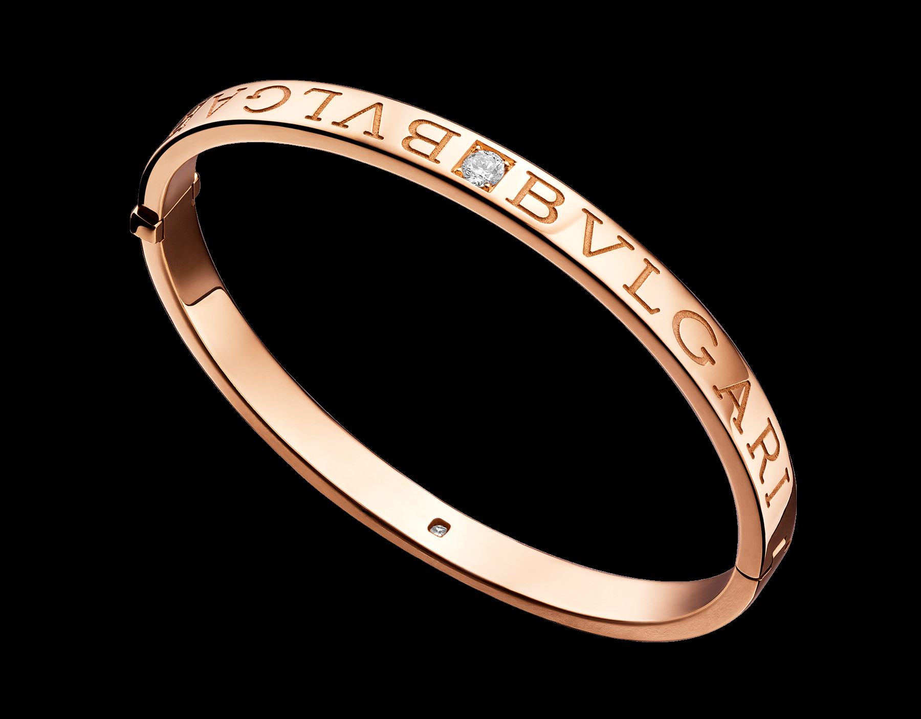 PIAGET brand jewelry 18k gold Possession open bangle bracelet set with 90 brilliant-cut diamonds (approx. 1.00 ct).
