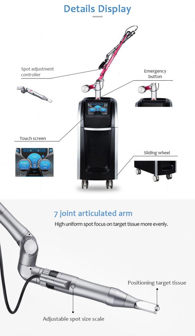 600mj Picosecond Laser Tattoo Removal Skin Rejuvenation Beauty Salon Clinic Machine 0