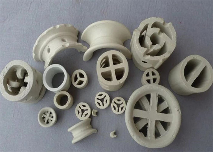 Corrosion Resistance Raschig Rings Packing Ceramic Pall Ring 3-8MM
