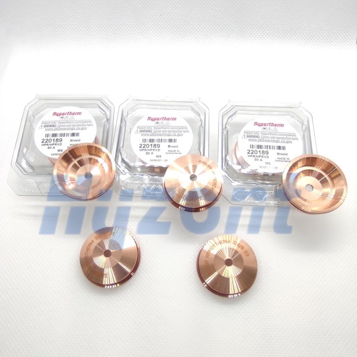 Mild Steel 80 Amp Hypertherm 220189 Plasma Torch Consumables
