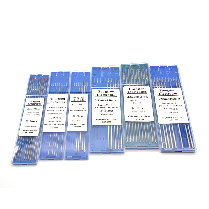 Grey Color WC20 Tungsten Welding Electrodes Ground Finish For Tig Welding