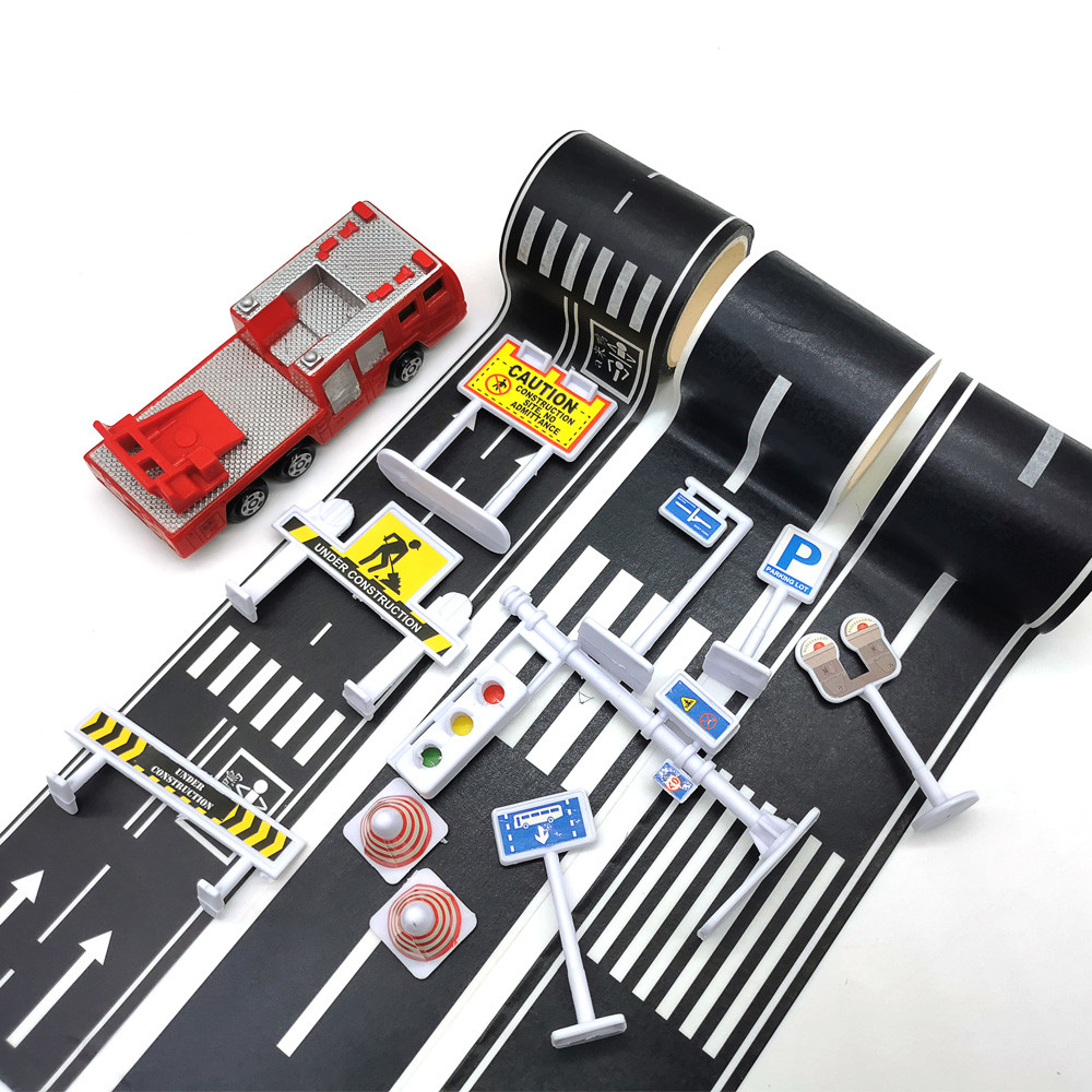 48mmx5m DIY Creative Traffic Road Washi Tape For Kids Toy Car