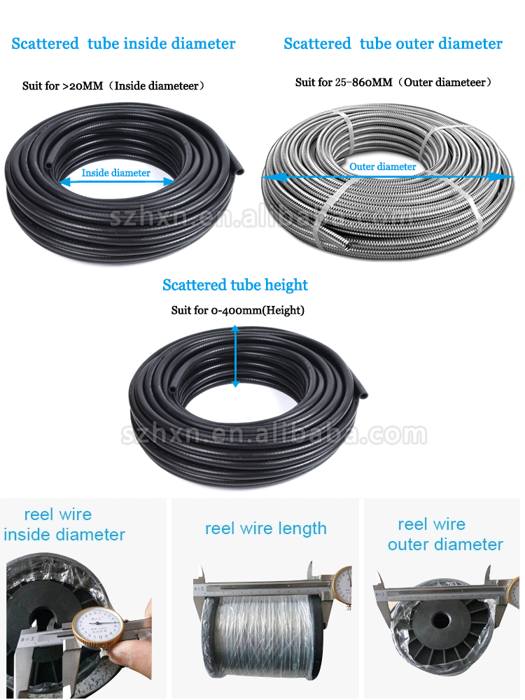 Clamping Wire Disc Outer Diameter 860mm Cable Wire Prefeeder for Tube Pipe Cutting Machine