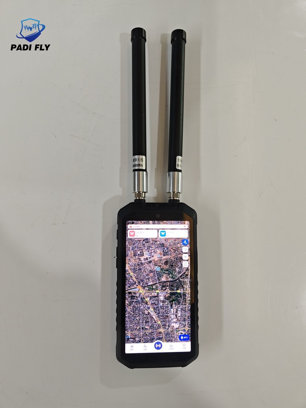 Portable 70MHz~6GHz All-Channels Handheld Fpv Drone Detector with 0~3km Interference Distance Anti Uav System