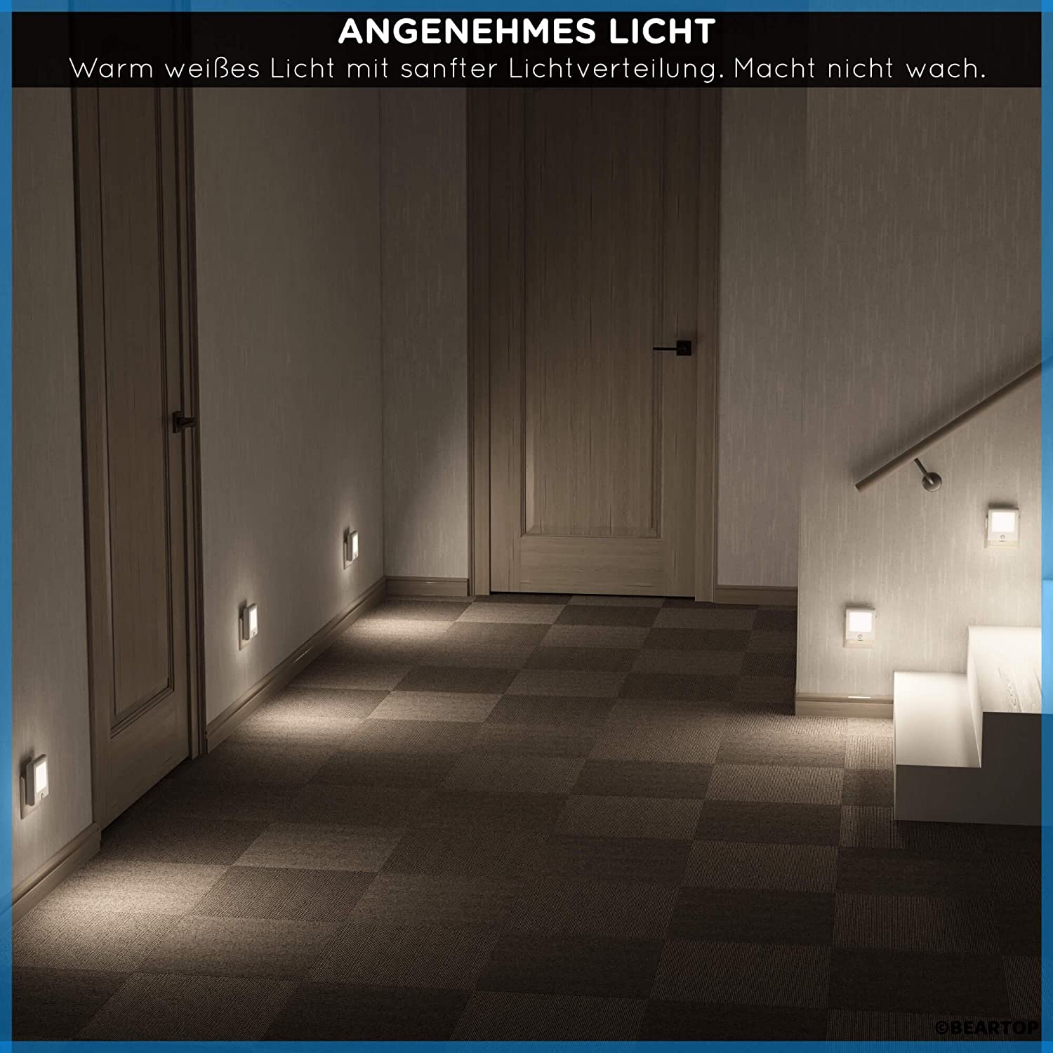Dusk to Dawn Brightness Adjustable Plug in Motion Sensor LED Night Light