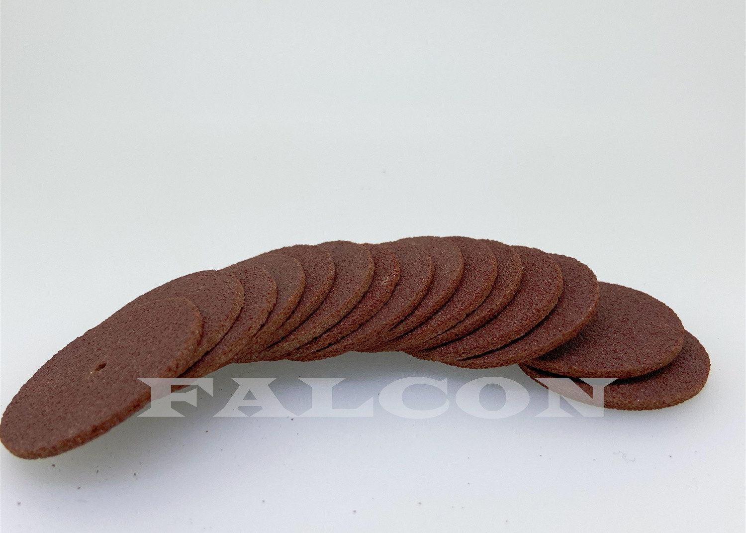 Brown Metal Cutting Wheel 32mm Dia 2.2mm Thick Dental Aluminium Oxide Cutting Disc