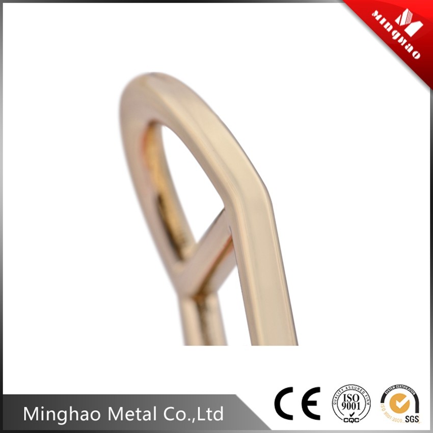 New style light gold Tri-glide adjustable strap bruckle,19.51*36.85mm