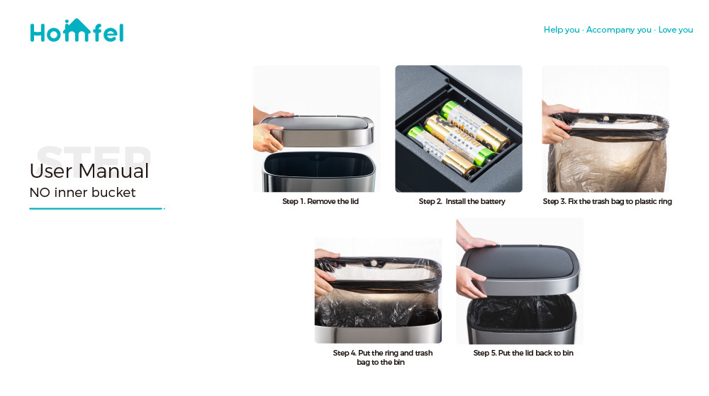 Big Volume Steel Automatic Sensor Trash Bin Open Top Touchless Trash Can