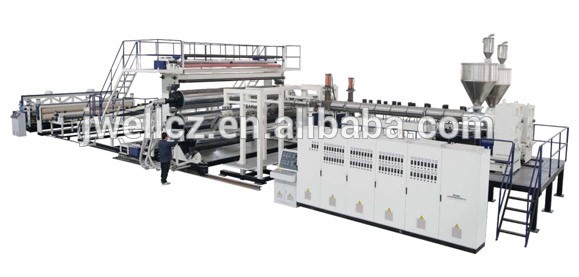 JWELL 8m Geomembrane Waterproof Sheet Extrusion Line