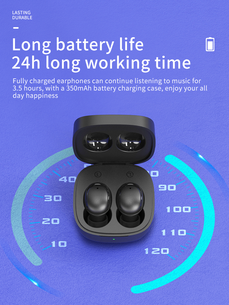 IPX5 Waterproof Lightweight Wireless Earbuds Noise Canceling XY-30