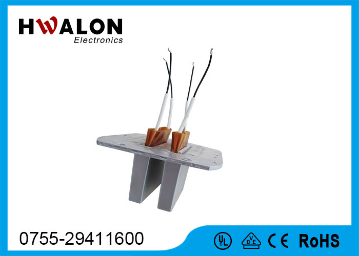 High Efficiency PTC Thermal Resistor Ceramic Heater Element Stainless Steel Material