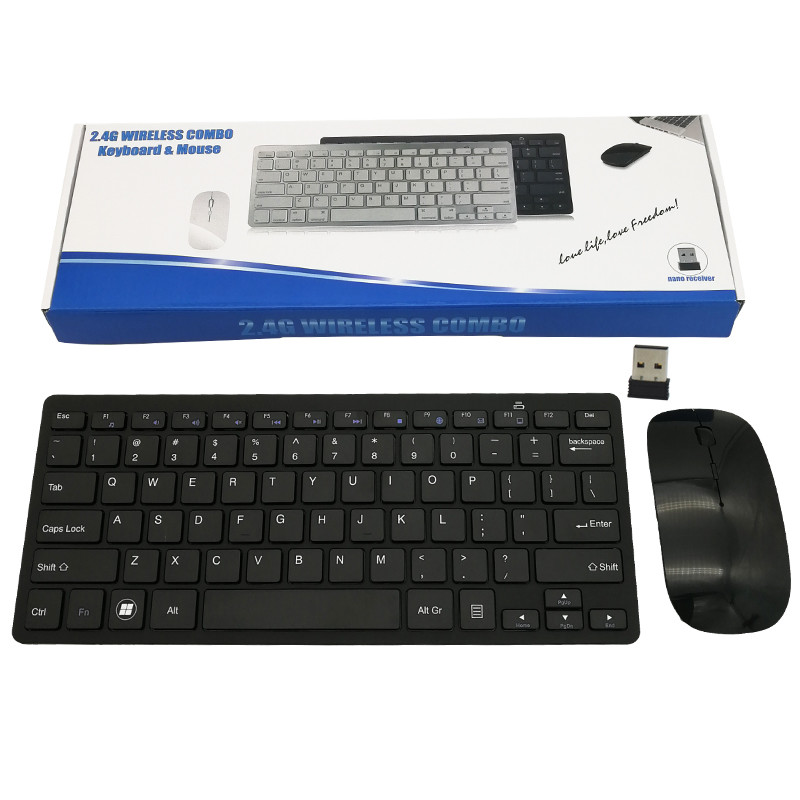 Ultra Slim Ergonomic Keyboard Mouse Combo For Home Office Laptop / Desktop