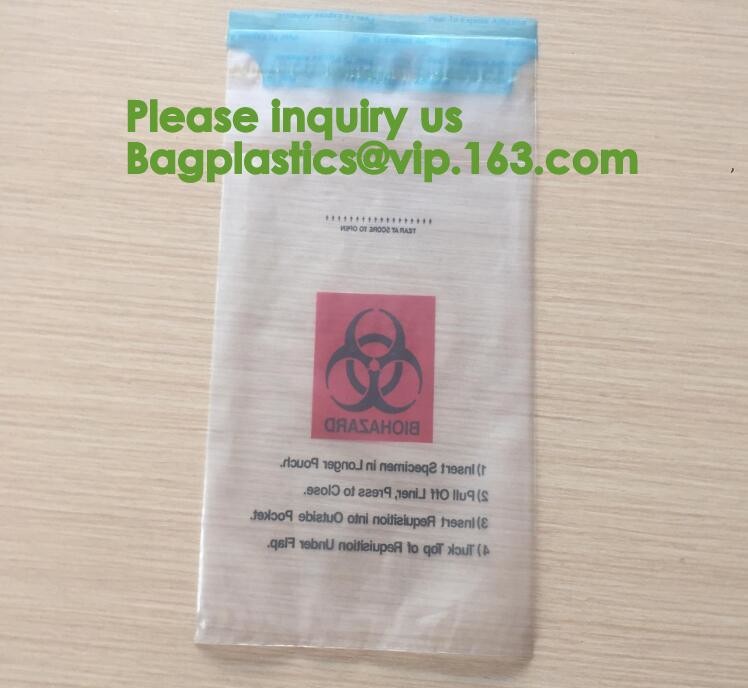 Lab, Hospital, Healthcare, Safety, Infectious, Medical Waste Disposal Warning Label Sterilization Indicate