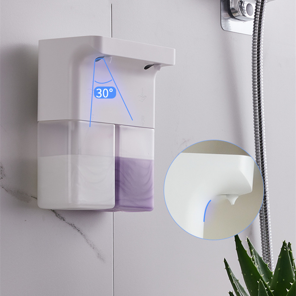 Wall Mounted Sensor Bottle Liquid Soap Dispenser For Hotel 600ML CE ROHS