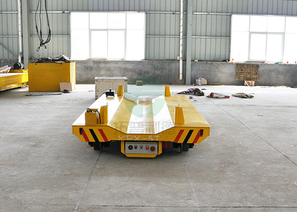 Machinery Factory Wire Coil Motorized Transfer V-deck Railway Truck
