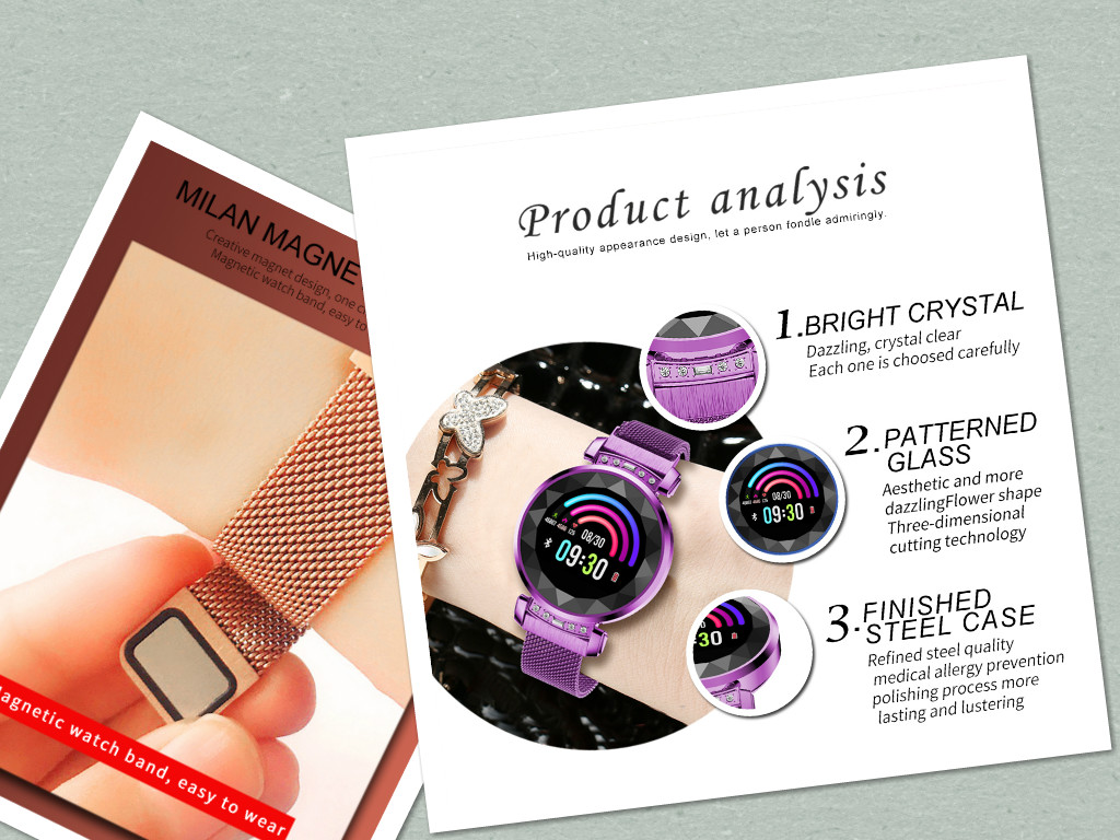 Bluetooth IP67 BLE 4.0 Waterproof Sport Smart Watch