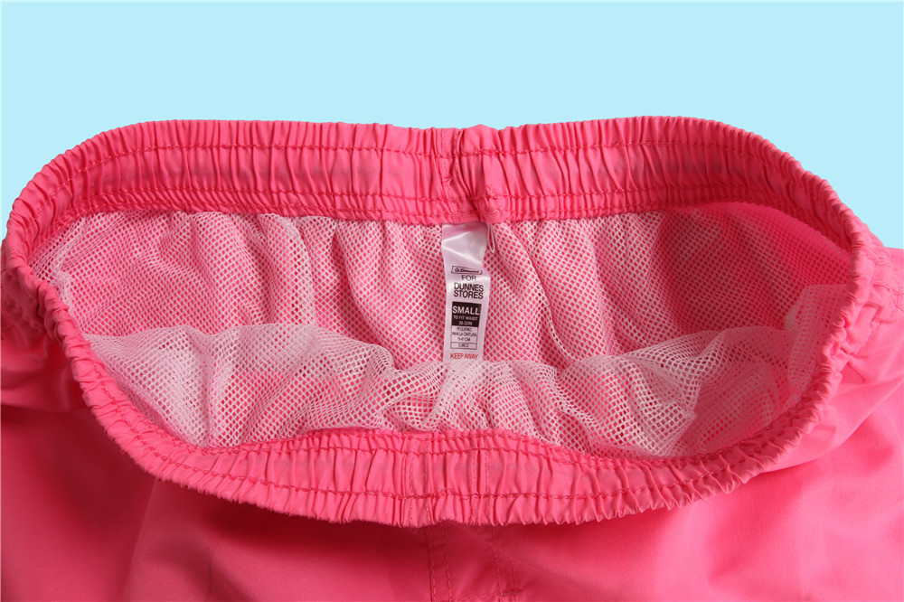 Stockpapa Solid Color Mens Quick Dry Swim Shorts