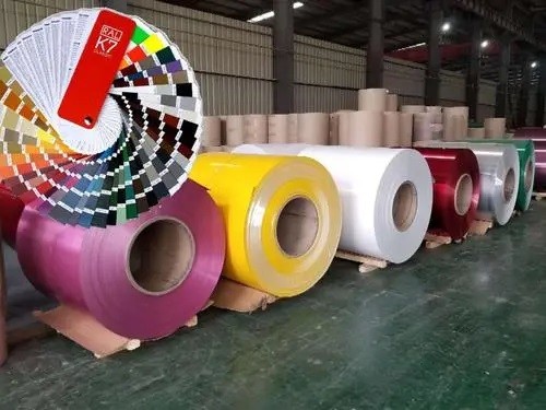 RAL9003 9002 White Aluminimum Coils 3003 H24 PVDF/PE/Colour Coated/Prepainted/Color Coated Aluminum Mill Finished