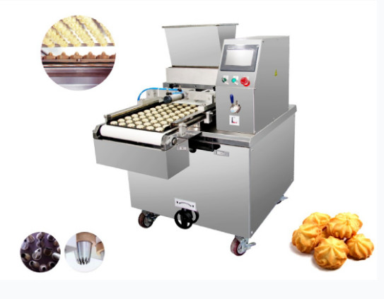 PLC SS304 150kg/H Cake Shop Cookie Dropping Machine