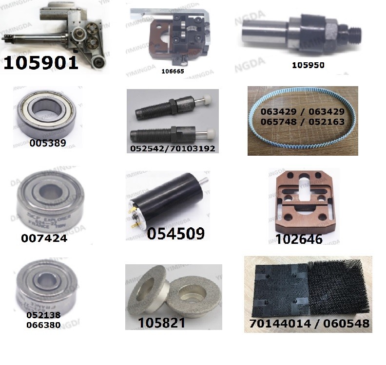Auto Cutter Parts PN 053759 Tooth Belt T5-815-16MM 16T5-815 Ulley Belt Gear Belt