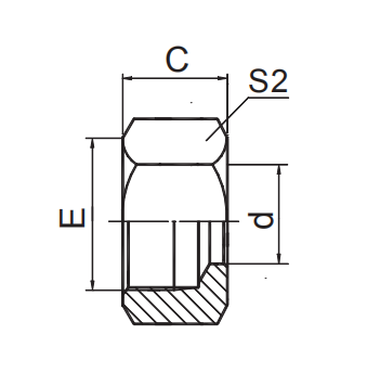 Carbon Steel NL-18 Retaining Nuts