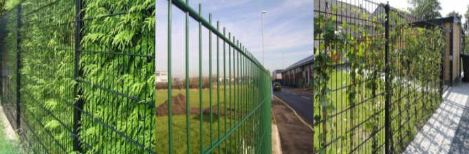 Welded 0.5m Width Double Loop Wire Fencing 868 / 656 For Garden
