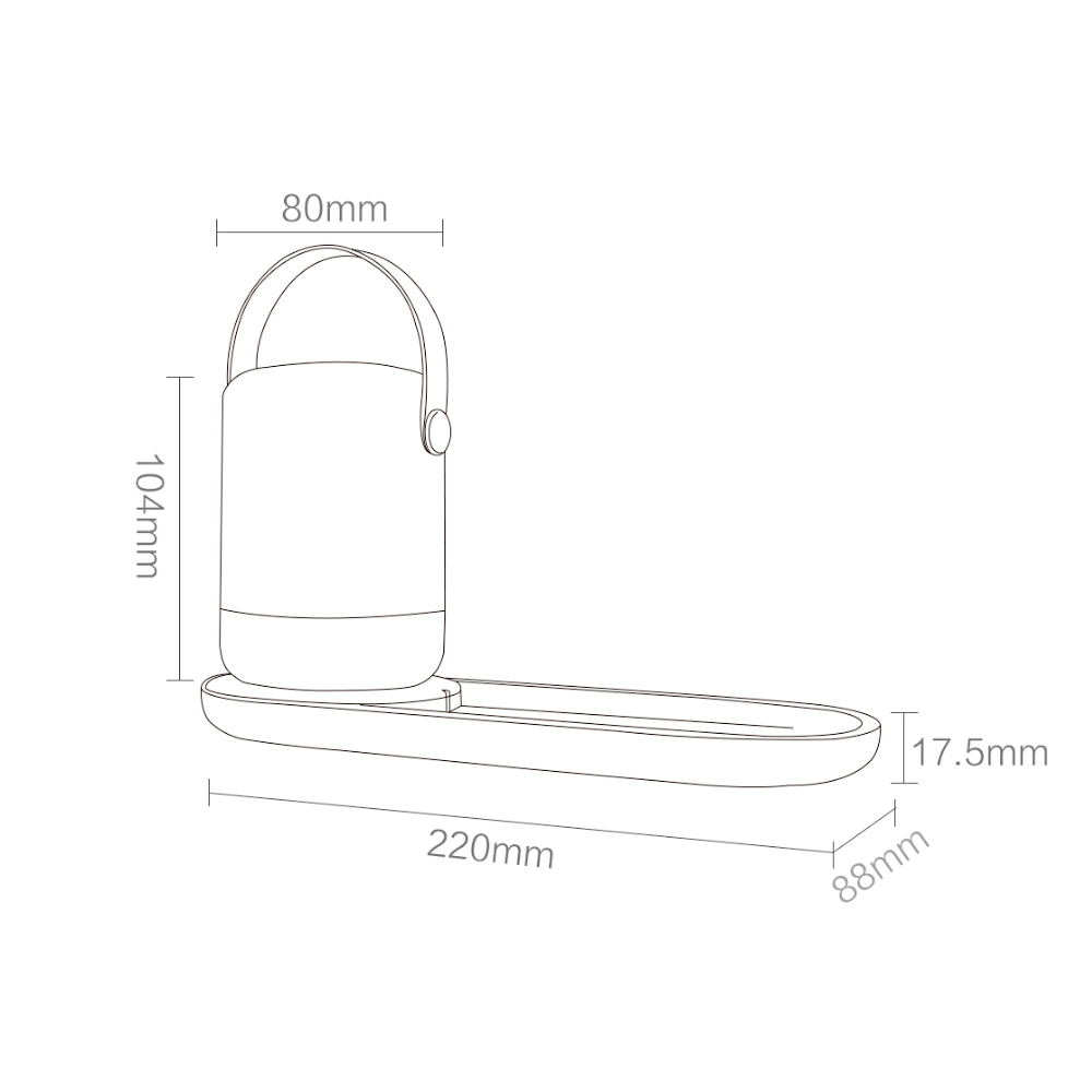 Speed Fast 3000-4000K 9V 2A Qi Wireless Iphone Charger Lamp