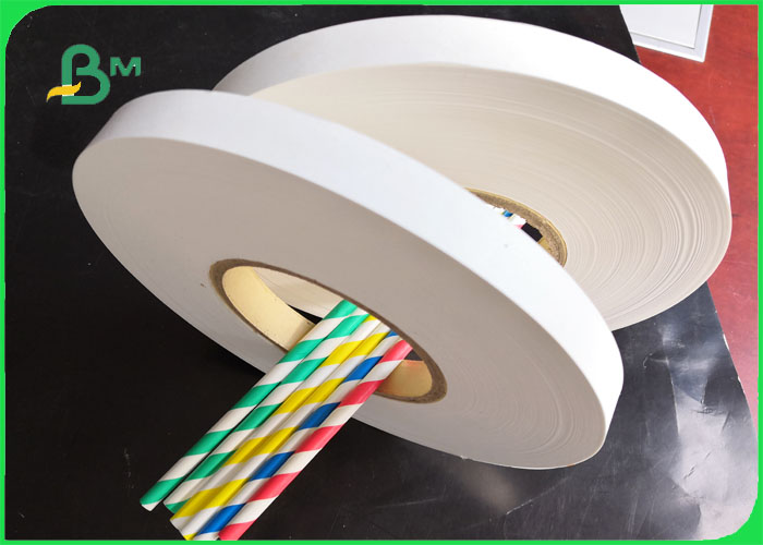 24mm 31mm 26gsm 28gsm 31gsm FDA Drinking Straw Wrapping Paper 4000 - 6000m length
