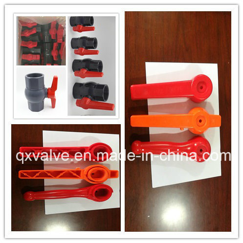 Plastic Brown Body Red Handle Compact Ball Valve - Irrigation Valve From China