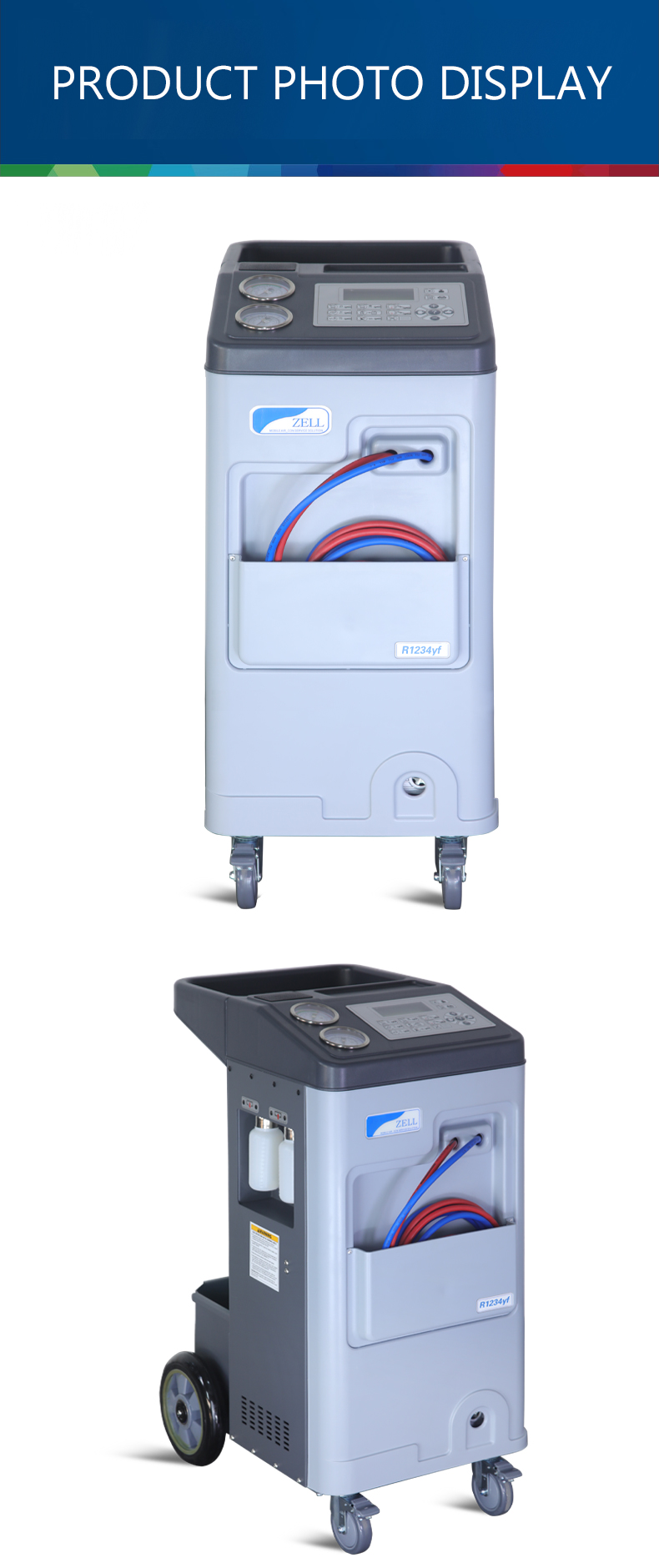 R1234yf Air Conditioning Refill Machine Car AC Freon Reclaimer Machine