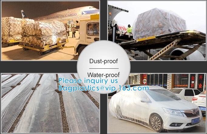 Airport Truck Goods Waterproof Film Pallet Covering Film PE Sheet Dust-Proof Film Film House Decoration
