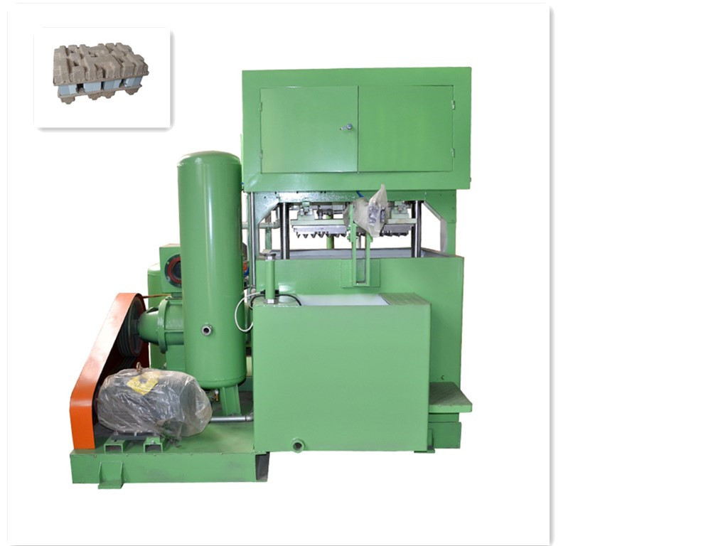 PLC Automatic Compact Paper Pulp Small Egg Tray Making Machine 7.5KW