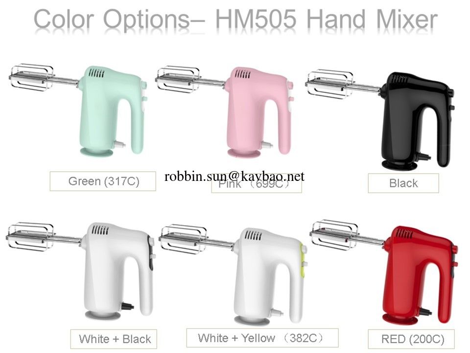 Cute Slim Pink HM505 Hand Mixer