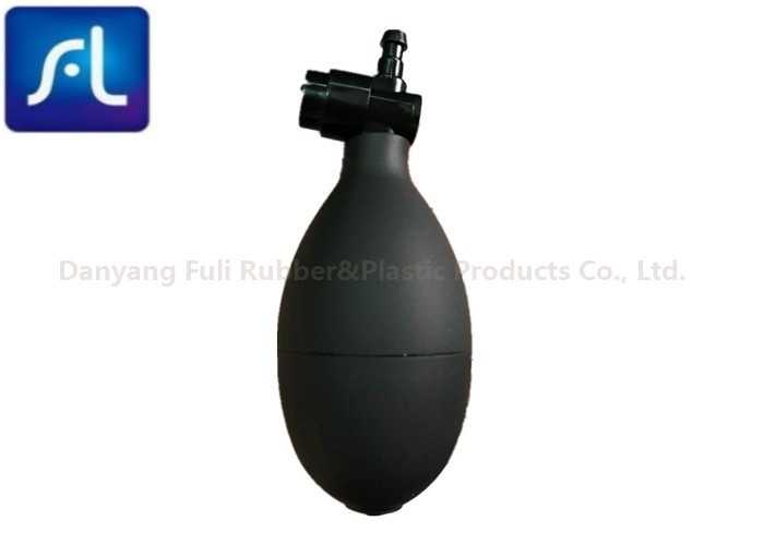 Gray PVC Blood Pressure Cuff Bulb With Plastic Assembled Strong Suction Product description: