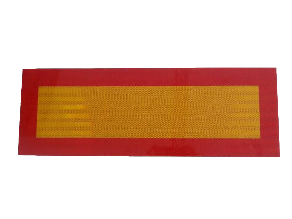 Red And White Chevron Right / Left Vehicle Reflective Tape Weather Resistant