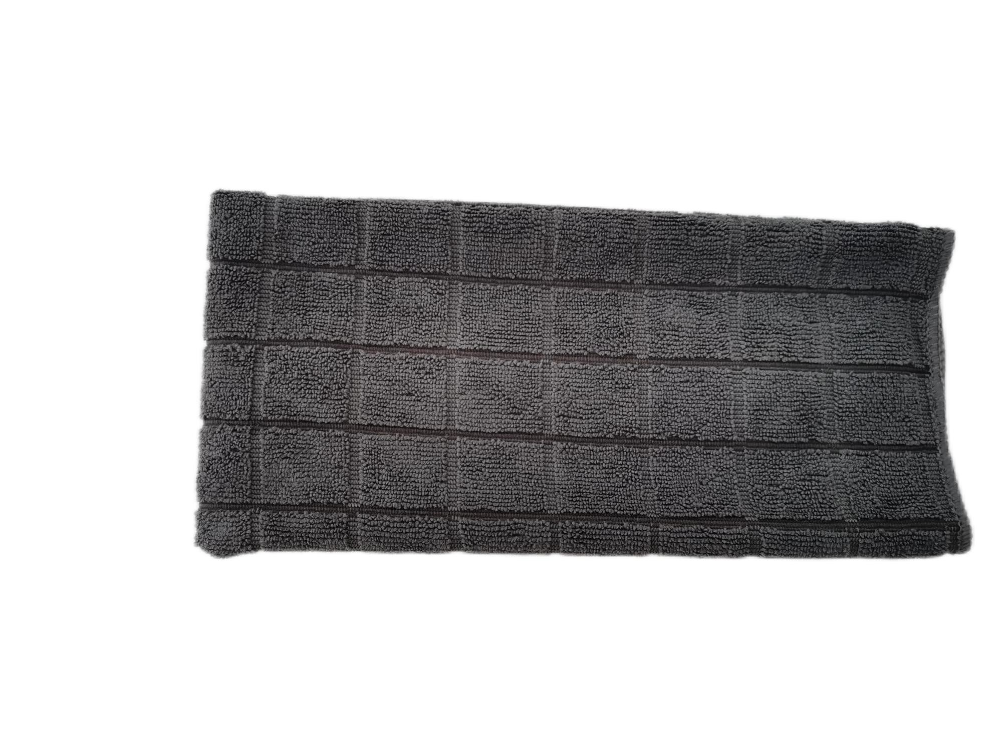 Soft Big Grid Warp Cloths Microfiber Kitchen Cleaning Cloth Dish Washing Towel