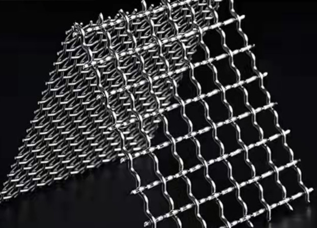 Corrosion Resistance 202 Stainless Steel Crimped Wire Mesh For Screening Sieve