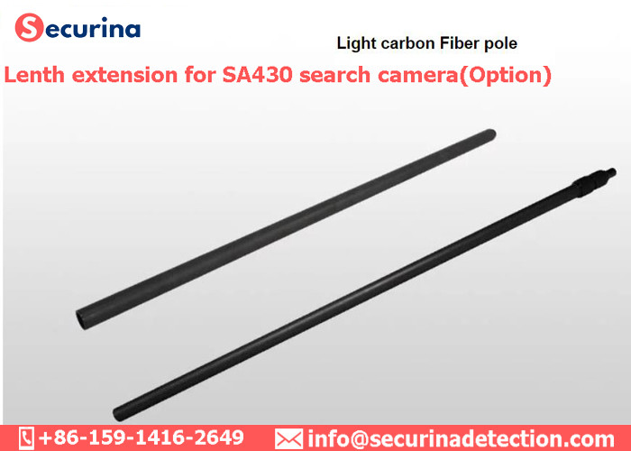 Flexible Telescopic Pole Undercarriage Inspection Mirror 40mm / 80mm Skids