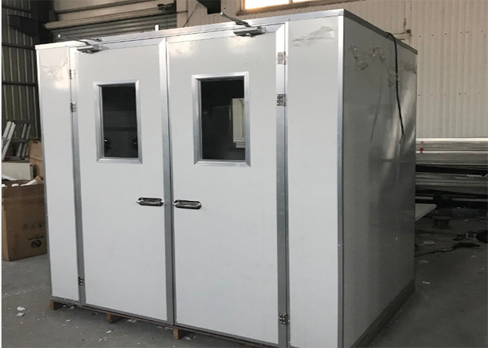 Anti Static Cleanroom Air Shower , Stainless Steel Single - Single Air Shower Room