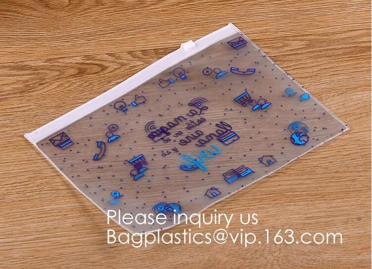 Daily Used Products Packaging Eva Zipper School Bag,Eco-Friendly Soft Plastic Frosted Cosmetic EVA Zipper Bags, Bagease