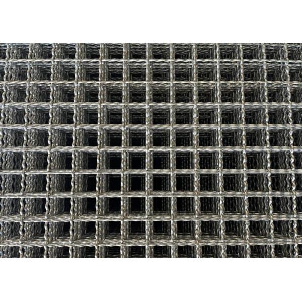 Intermediate Crimped Wire Mesh SS316L SS310 Width Customized