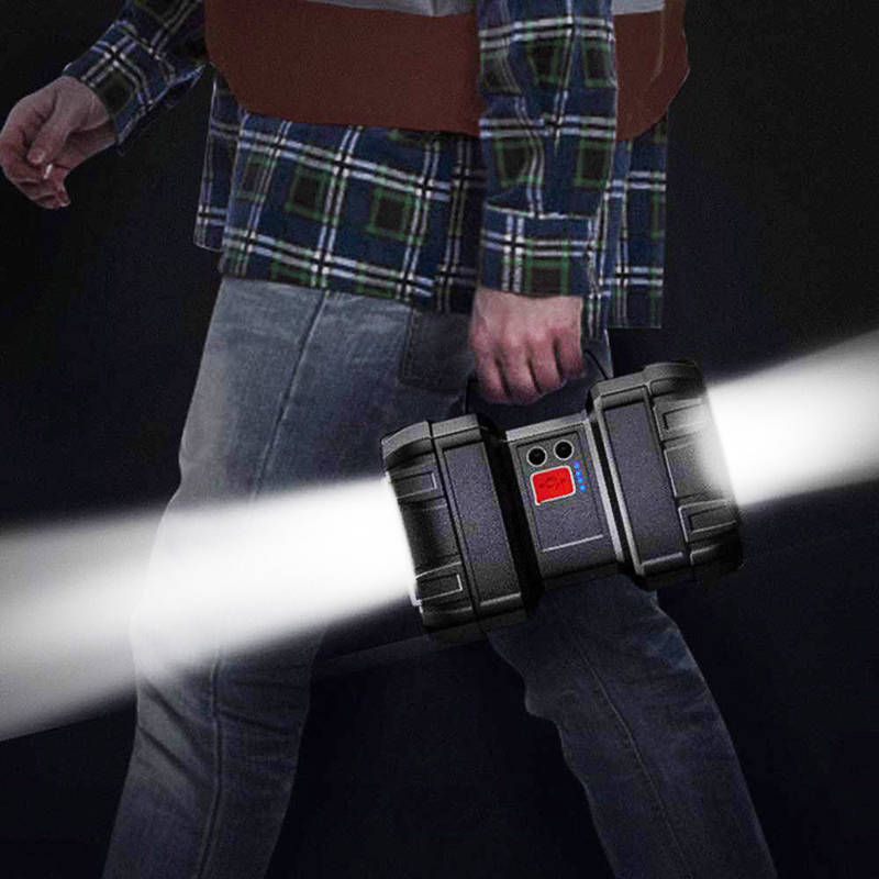 40W Multi Function Portable Searchlight IP55 High Powered Handheld Spotlight