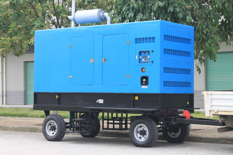 100 Kva 106KW Water Cooled Portable Generator Cummins 150kw Diesel Generator
