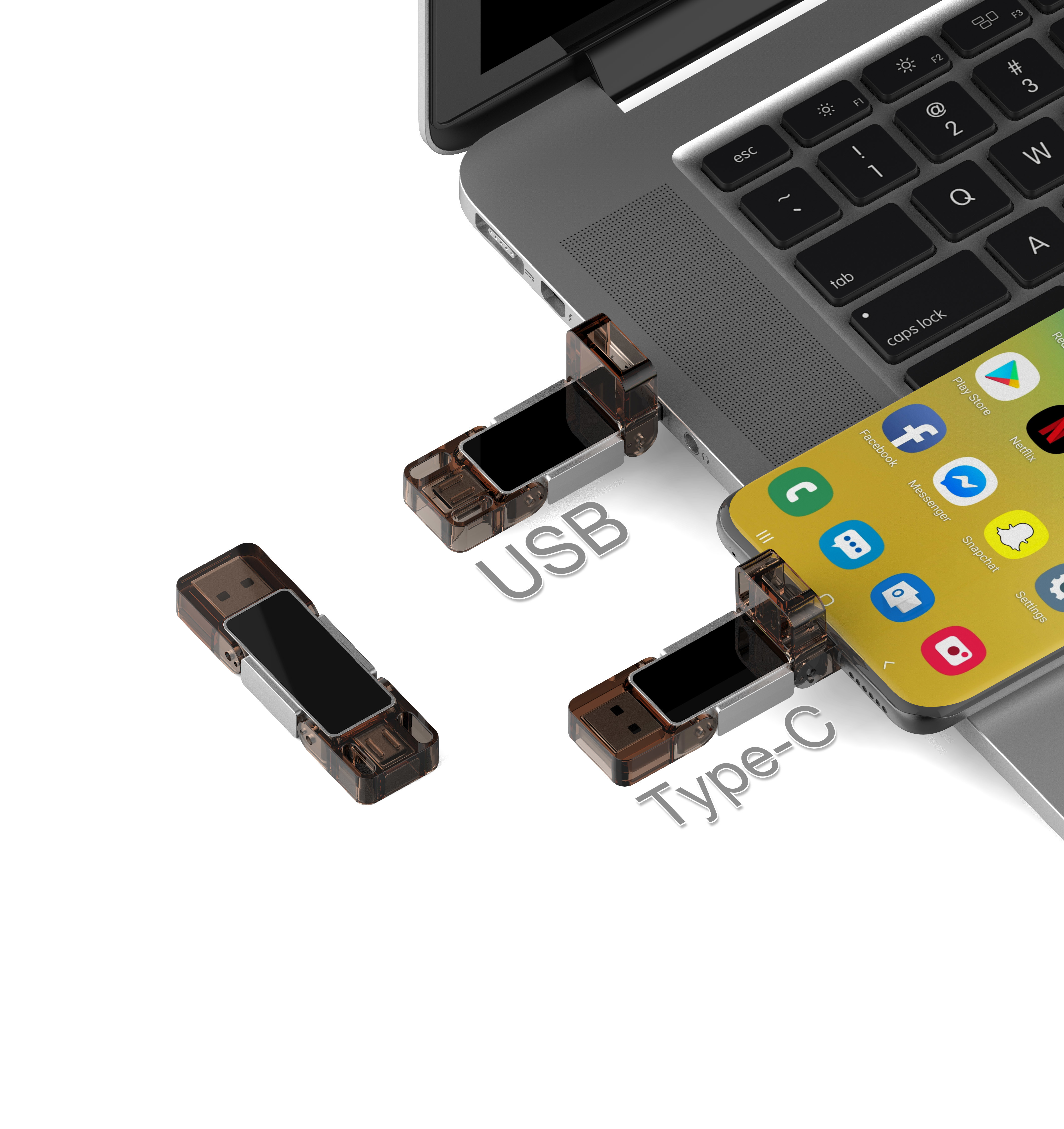 High-Performance OTG USB Flash Drive with UDP Grade A and USB 2.0 for Your Requirements