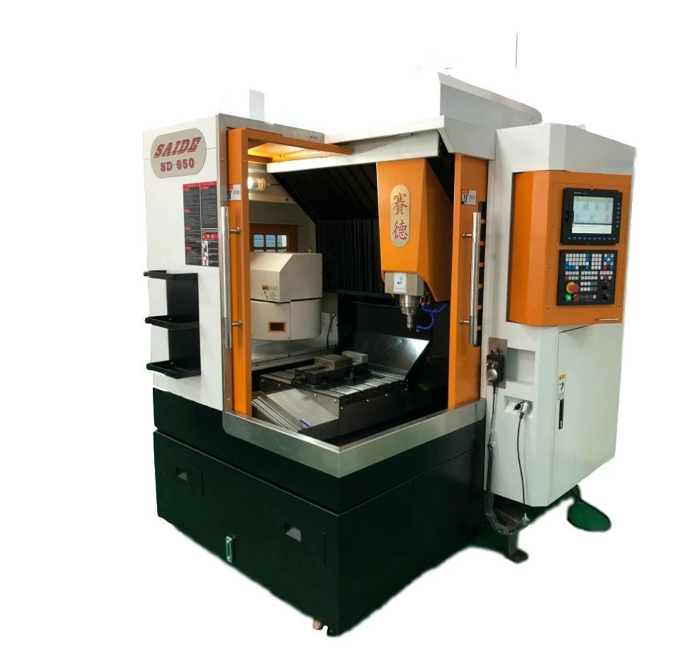 24000rpm spindle speed SD650 3000kg Weight Acrylic CNC Machine with 400kg Maximum Working Load Metal Polishing Machine