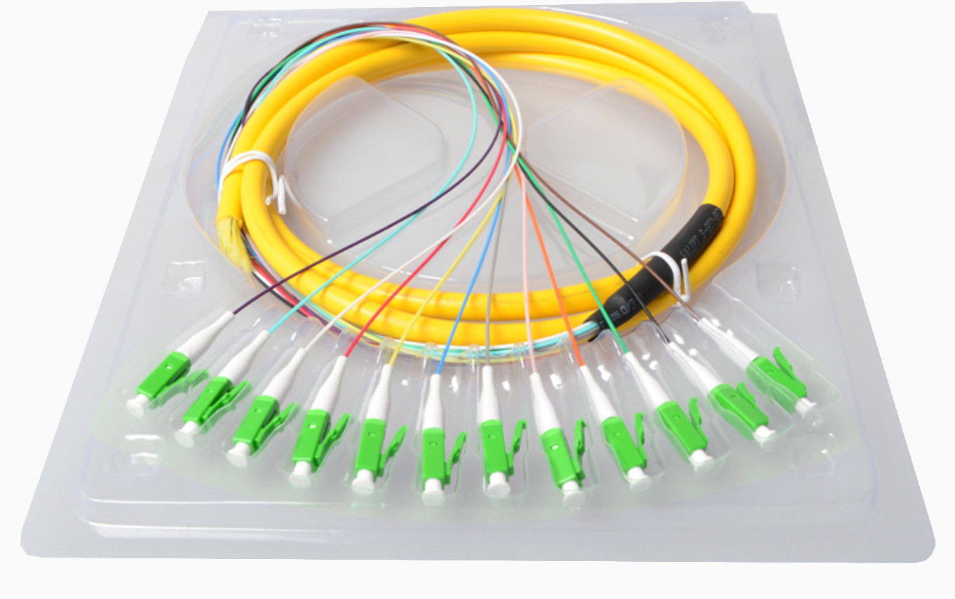 Optical Fiber Single Pigtail Optical Fiber / Fanout LC Pigtail Fiber Optic Connectors